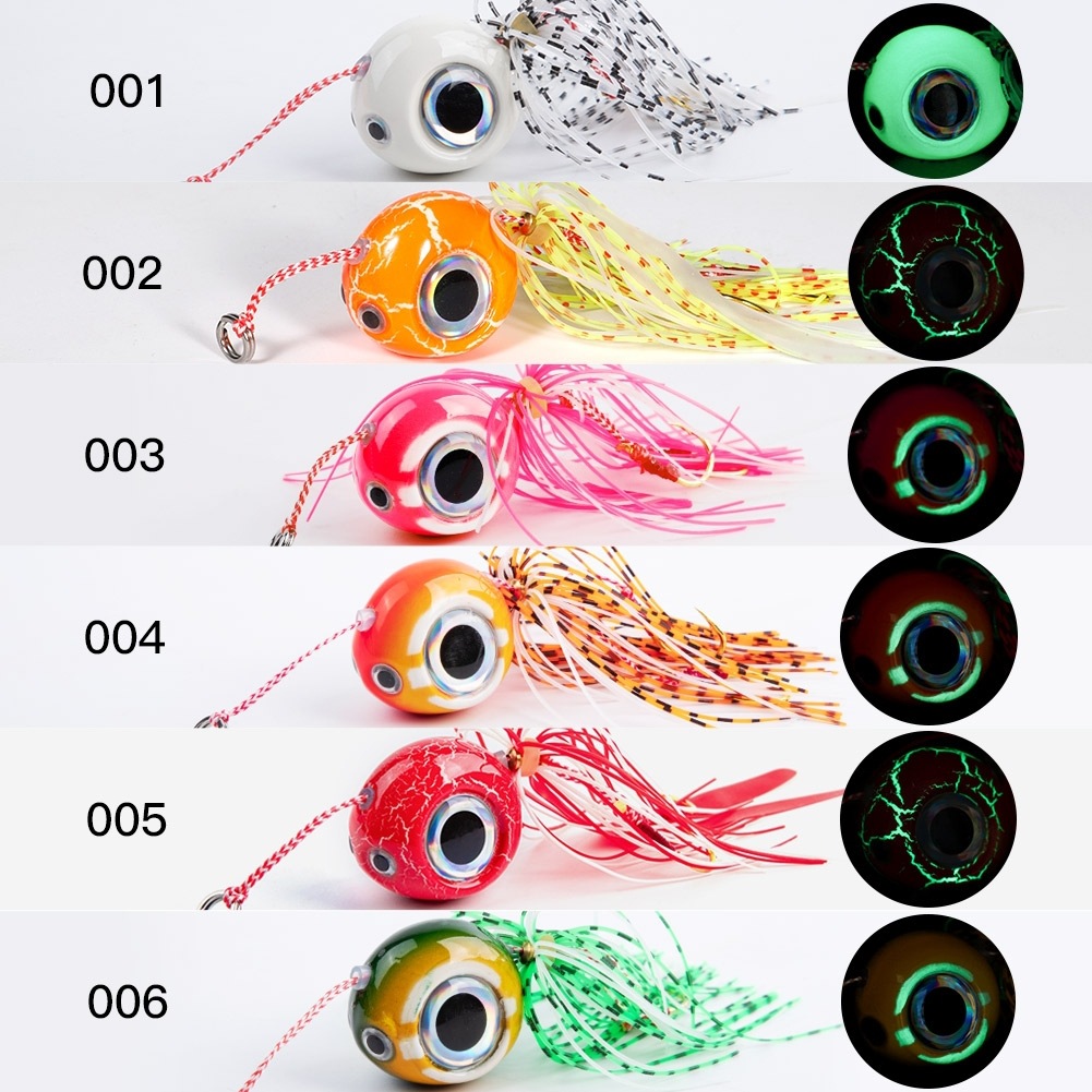 High Quality 40g - 120g Sea Inchiku Slider Fishing Jigs Luminous Saltwater Kabura Snapper Jig With Rubbers Lure Skirts – Metal Lure – view 2