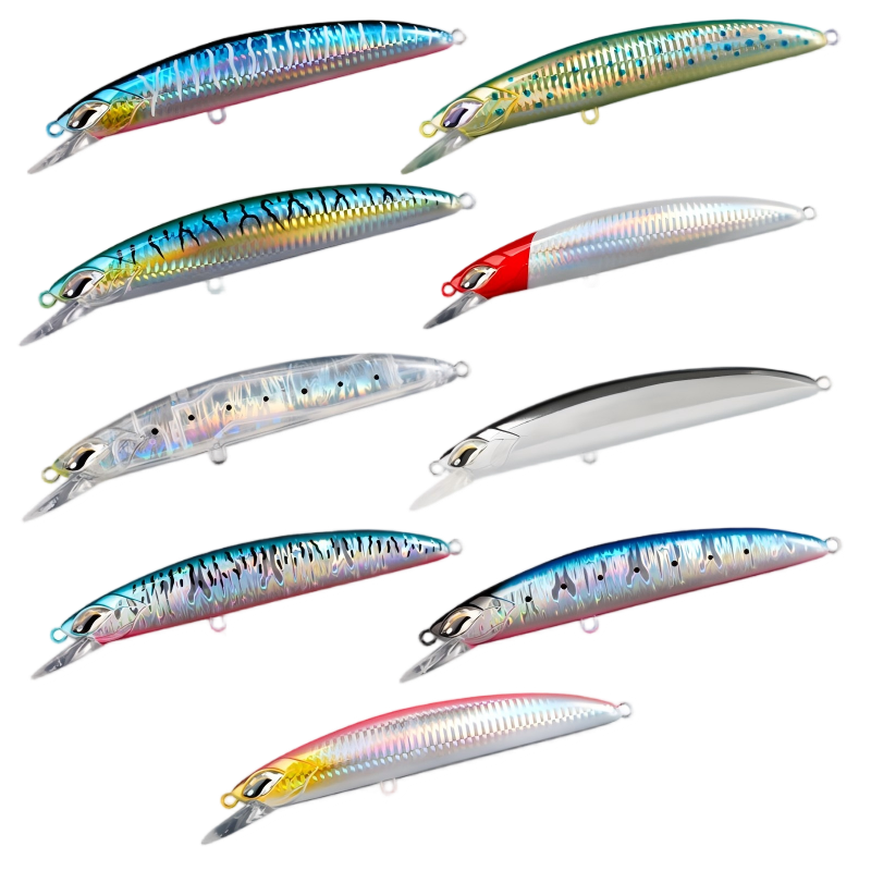 CHEERY Saltwater Jerkbaits Leurre De Umpan Flouder Slow Pitch Sinking Minnow Hard Fishing Lure – Minnow – view 3