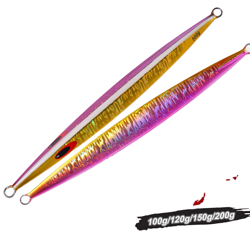 Swimbait Tackle Metal Fishing Baits Deep Sea Tuna Fast Dive High Speed Big Game Jig Lure for Marlin Pike Lake 100g 55mm – Metal Lure – view 5