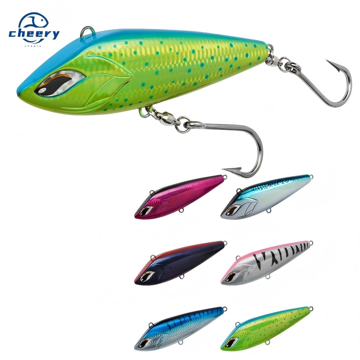 CHEERY Sinking Lure Hard Ball Bearing Swivel Hook 15 Knots Steel Wire Cross Sea Fishing High Speed Trolling Bait – Pencil – view 1