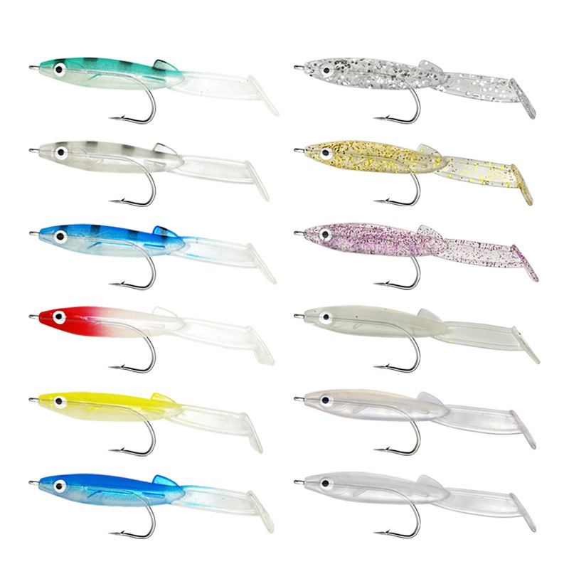 CHEERY Free Shipping Lead Head Jig Bottom Bait Soft Plastic Fishing Lure for Carp and Big Fish 19g 11cm – Worms & Grubs – view 4