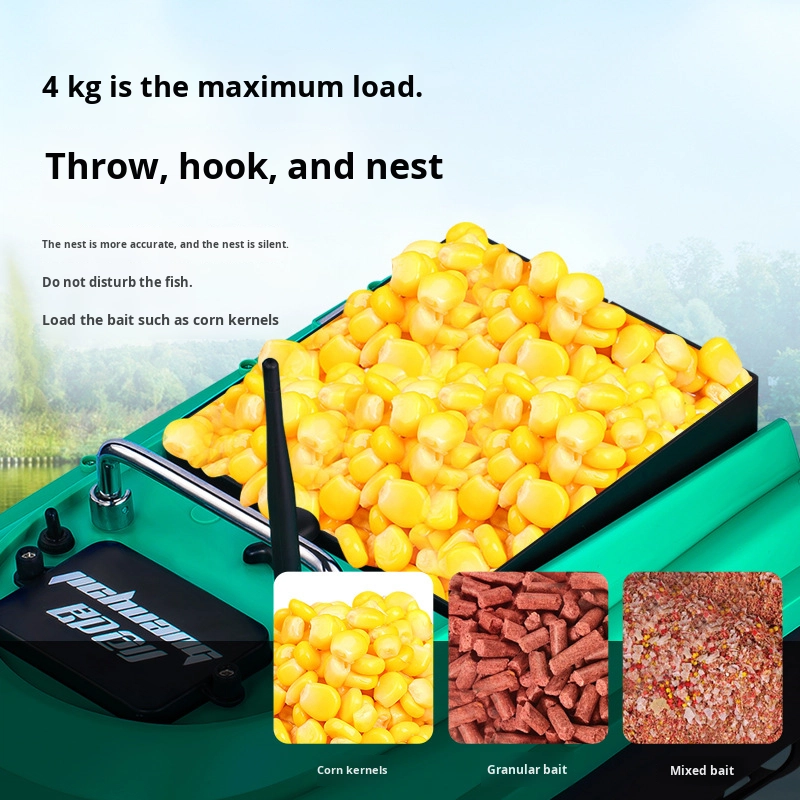 Cheery Instant Creation A23 Remote Control GPS Boat 500m Nesting One-Key Return Fixed Point Bait Delivery Hook 5KG Plastic – Bait Box – view 5