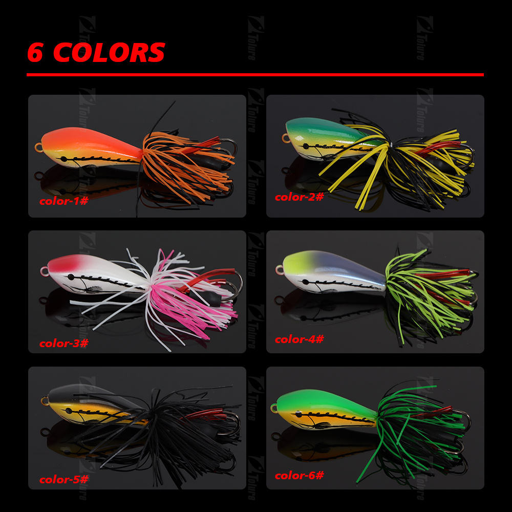 9cm 9g ABS Plastic Luya Lure Duckweed Frog Topwater Bait for Pike & Sea Bass Fishing Tackle – Popper – view 3