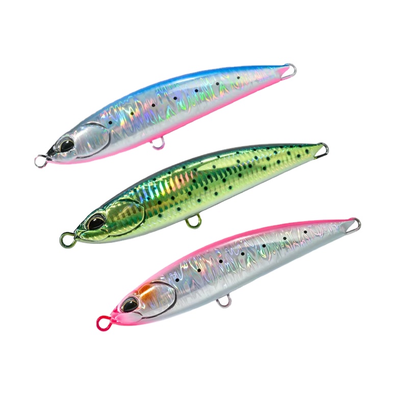 Printed ABS Plastic Artificial Topwater Pencil Lure for Tuna and Snapper Ocean Boat Fishing with Hooks – Fishing Lure – view 1