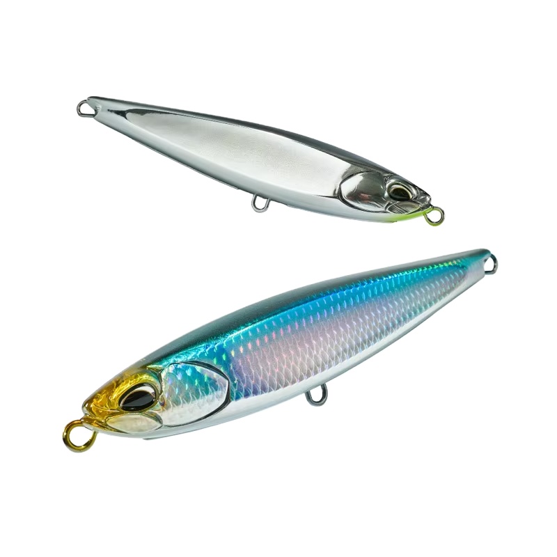 190mm 77g Floating Artificial Hard Swim Pencil Popper Lure ABS Printed Topwater Baits for Tuna Ocean Boat Fishing – Fishing Lure – view 1