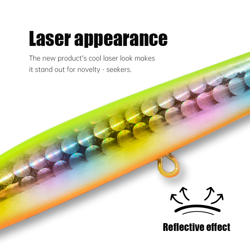 Innovative Design Floating Bottom Sea Bass Pike Hard Body Artificial Swim Bait 10g ABS Printed Fishing Lure for Mackerel – Fishing Lure – view 5