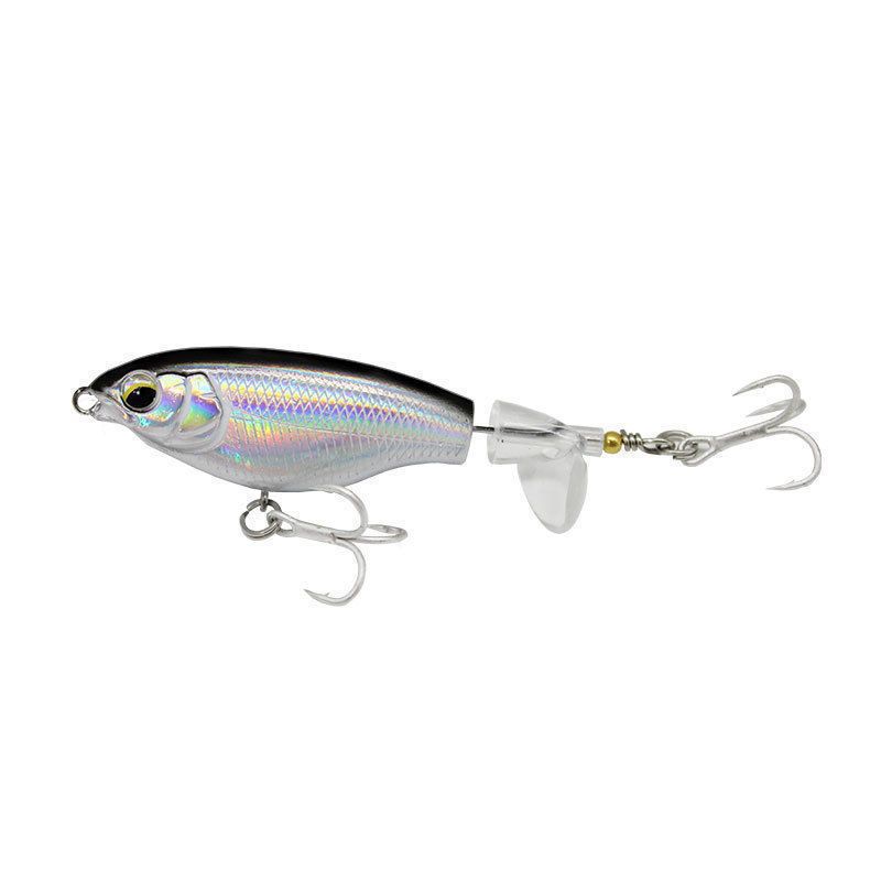 Metal Surface Tractor Lure Floating Pencil Propeller Bait 9cm/10g Long Cast Live Bait for Bass and Chub – Fishing Lure – view 2