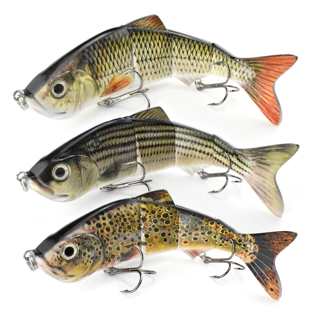 Fishing Gear Wholesale Customizable Logo Full Swim Layer Long Casting Sinking Lure 4-Section Plastic Live Bait Hooks Bait – Fishing Lure – view 5