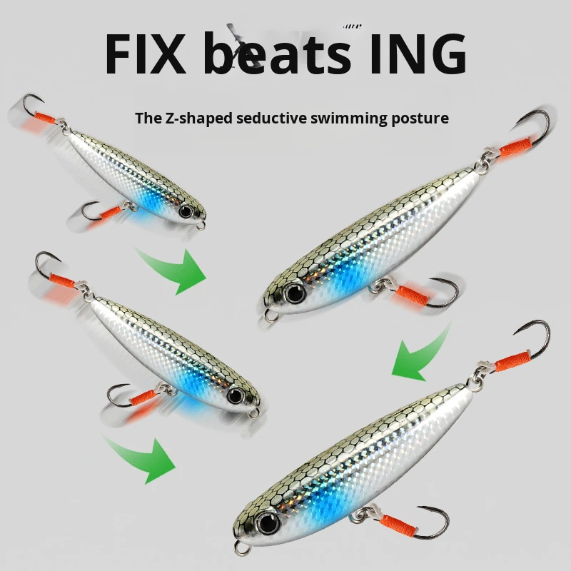Cheery New Cannonball Son Dog Live Bait Metal Surface Type Fishing Topmouth Culter Bass Fish Lure with Hooks – Fishing Lure – view 5
