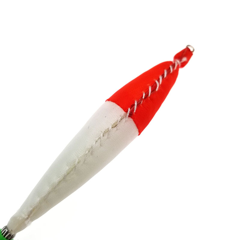 Manufacturer Direct Supply Stainless Steel Red Head White Body Cloth Wrapped Squid Hook Sea Fishing Luminous Needle Octopus Hook – Fishing Lure – view 3