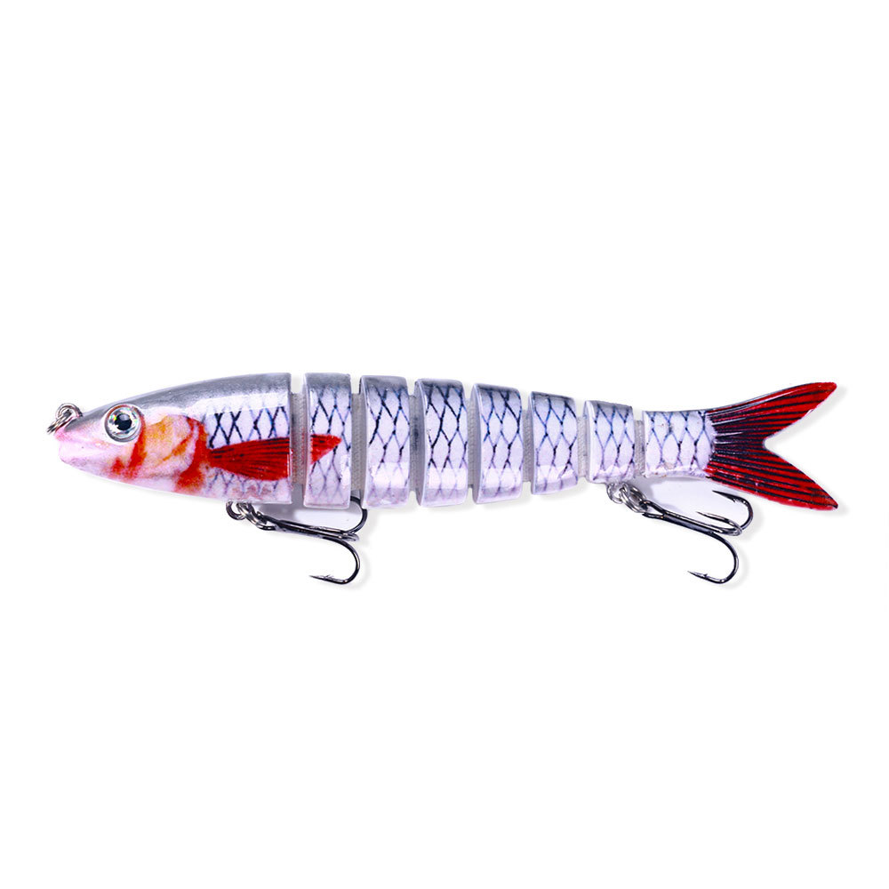 For Multi-Section Stainless Steel Live Bait 18g Bagged Sinking Lure 8-Section Export Hot-Selling Fishing Gear Wholesale – Fishing Lure – view 1