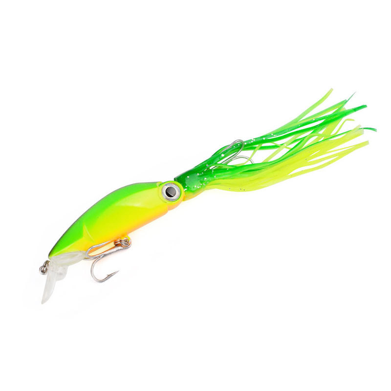 14cm/40g Plastic Live Bait Mustache Octopus & Squid Bait for Sea Fishing Long Casting with Hooks – Fishing Lure – view 2