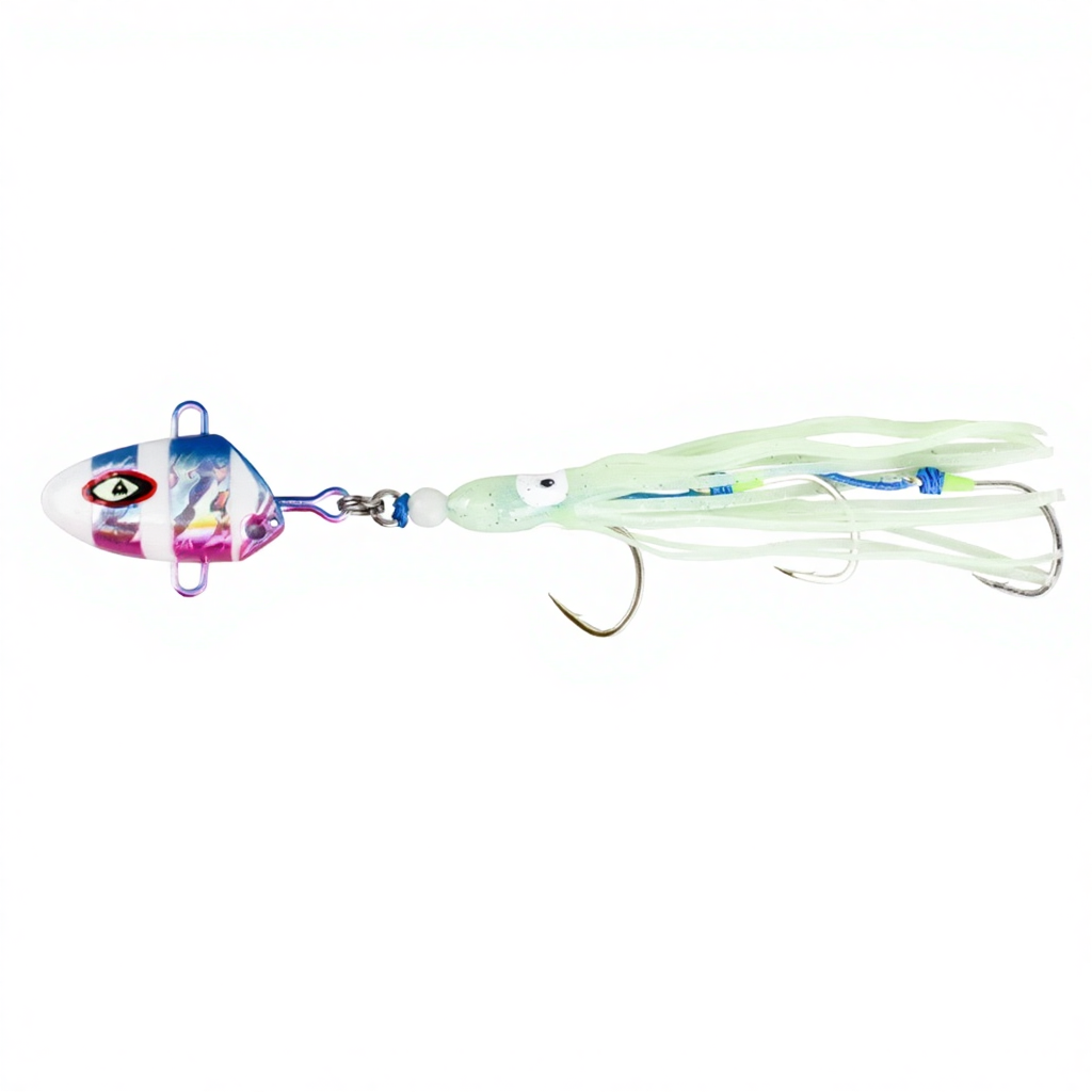Deep Sea Boat Fishing Enyue Live Bait Stainless Steel Grouper Sea Bass Slow Jigging Iron Plate Luminous Lure Wholesale Lucanus – Fishing Lure – view 1