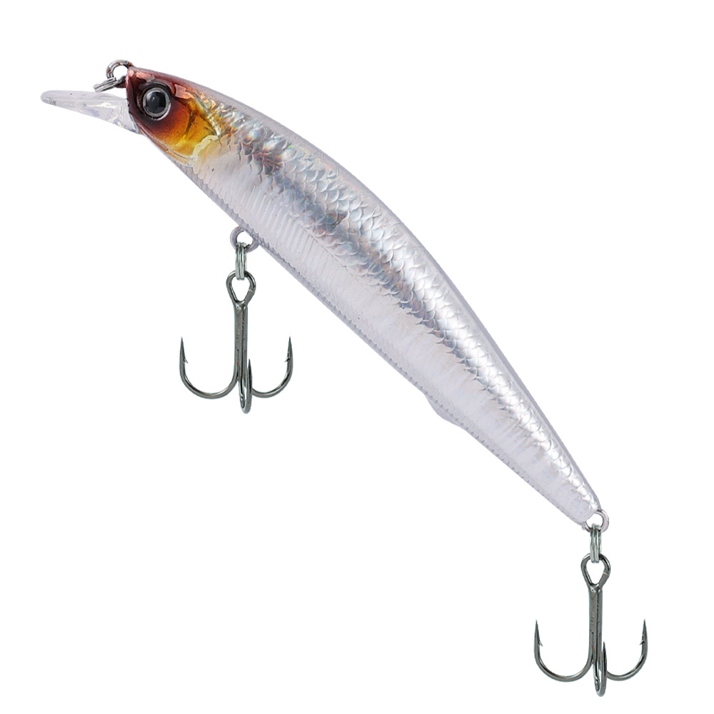 Shark Skimmer 7g-12.5g Floating Minnow Long Casting Lure Bait Metal Powdery Live Bait with Hooks Wild Fishing – Minnow – view 1