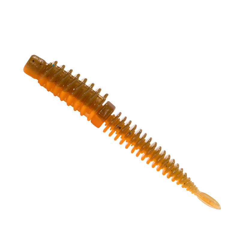 Anti-thread Tail Stainless Steel Bait Lure Spiral Worm Wild Fishing Black Pit Inverted Fishing specialized Fish – Fishing Lure – view 1