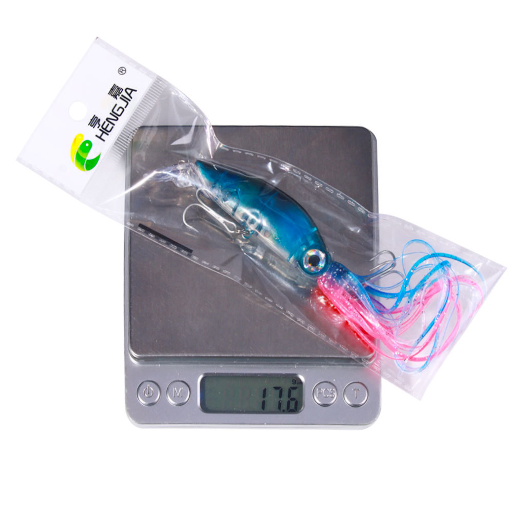 JIA/Heng Jia Sea Fishing Long Casting Big Octopus Squid Lure Saltwater Plastic Live Bait Powdery – Fishing Lure – view 4