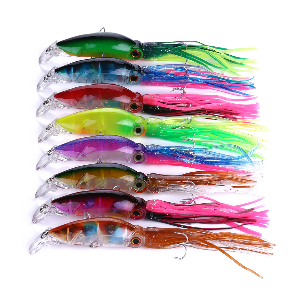 JIA/Heng Jia Sea Fishing Long Casting Big Octopus Squid Lure Saltwater Plastic Live Bait Powdery – Fishing Lure – view 5