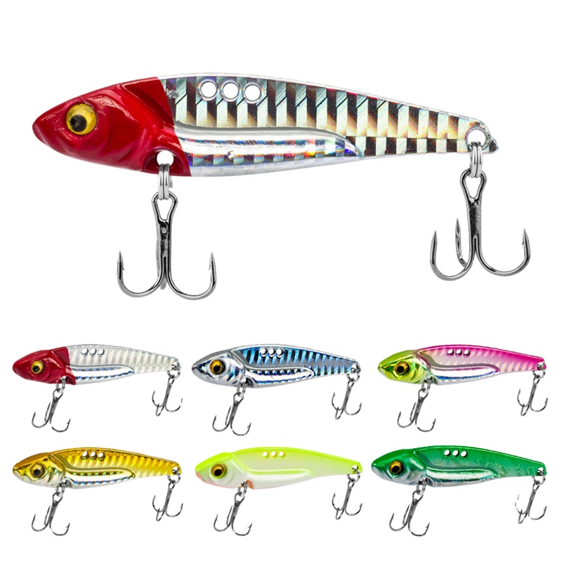 Lure Bait Metal Teaser VIB Long Casting Dragon Tooth Laser Vibrating Electroplated Live Bait Hooks Stock Realistic Fish – Fishing Lure – view 1