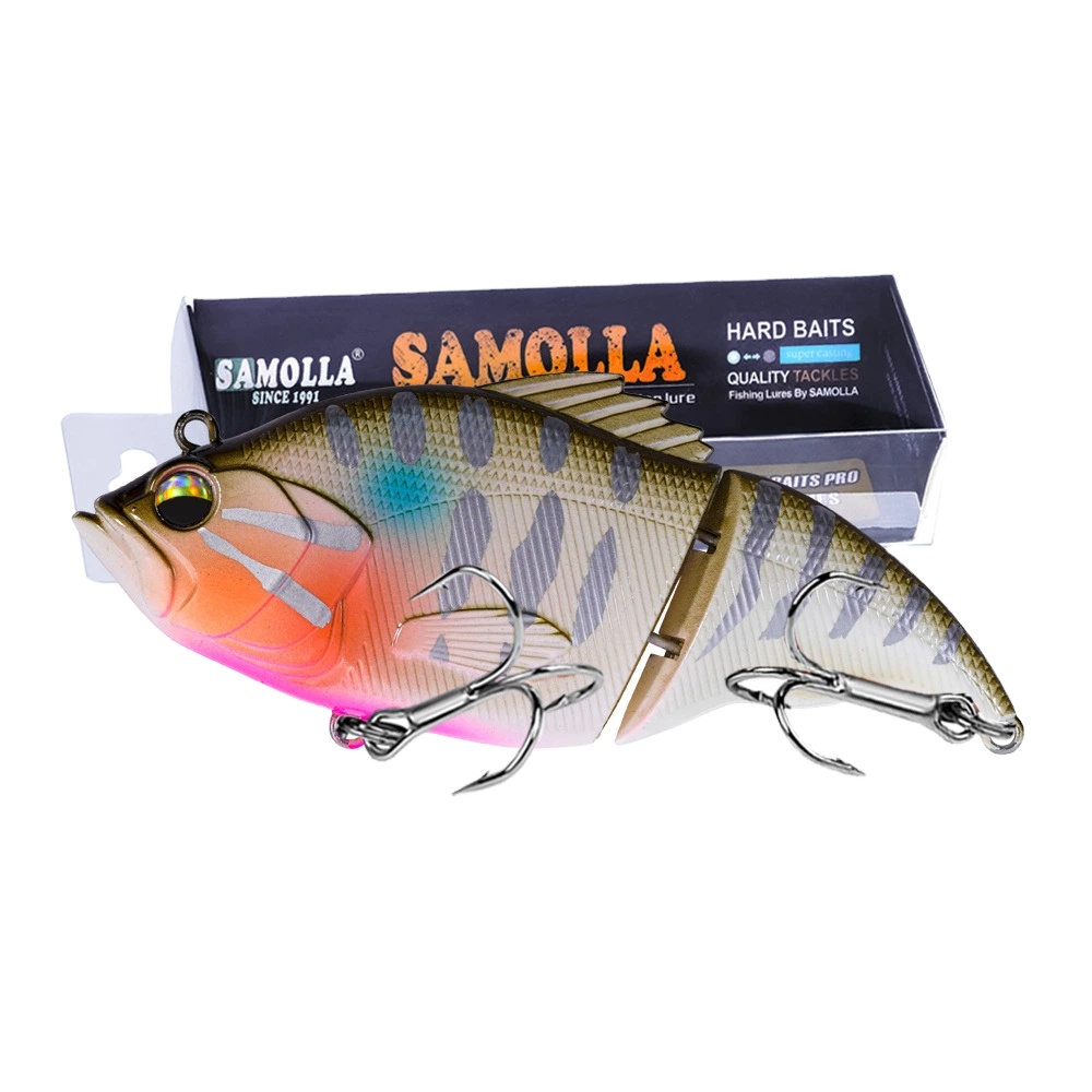 New Two-section Lure Multi-joint Fish 75mm 13g Slow Sinking Sea Fishing Hard Bait Long Casting Targeting Predatory ABS – Fishing Lure – view 2