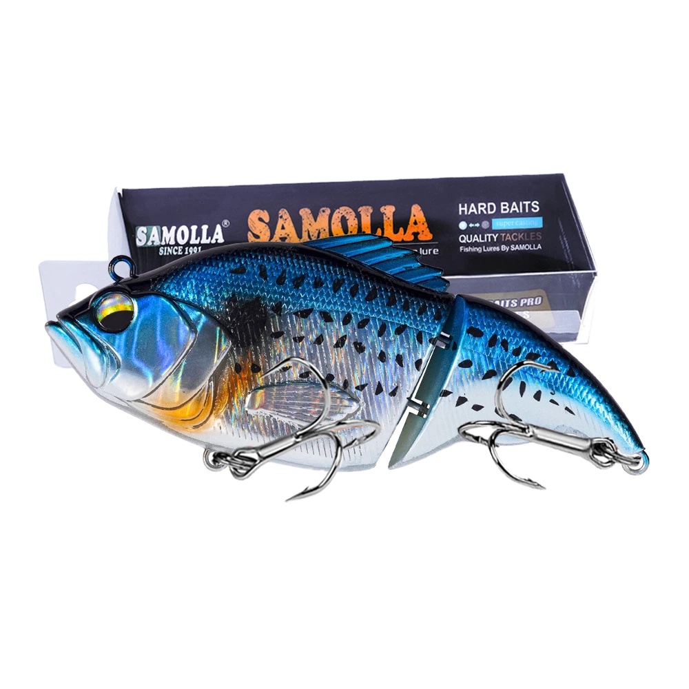 New Two-section Lure Multi-joint Fish 75mm 13g Slow Sinking Sea Fishing Hard Bait Long Casting Targeting Predatory ABS – Fishing Lure – view 1