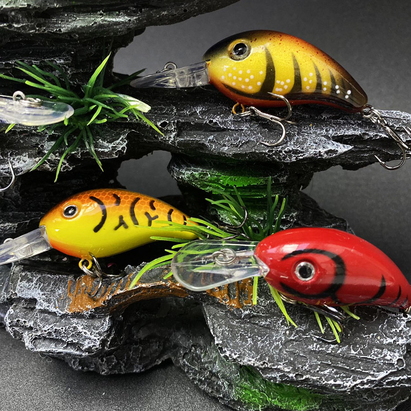 Long Casting Stainless Steel Live Bait Rock Fathead 43MM/5G Printed Freshwater Bass Crappie Catfish Sea Fishing Lure – Fishing Lure – view 4