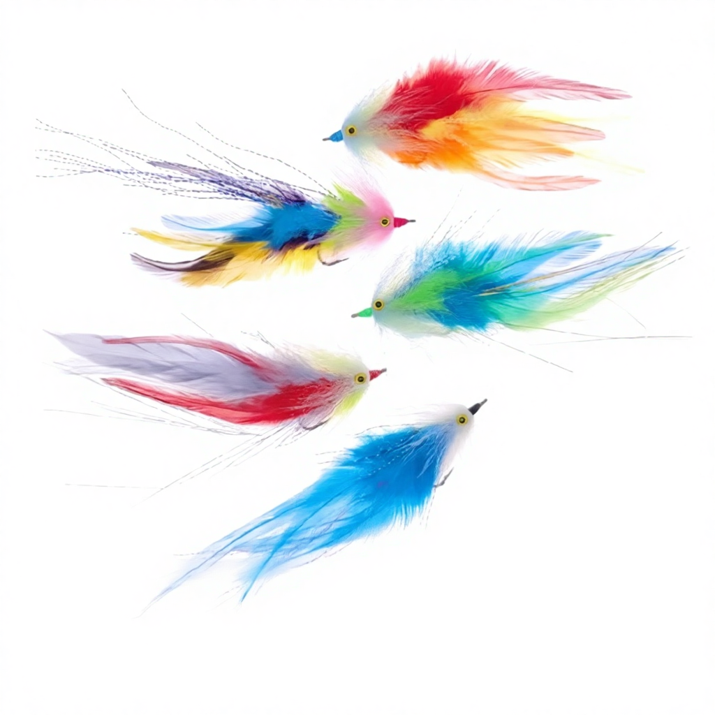 Colorful Dream Ribbon Fish Fly Hook Stainless Steel Live Bait Fly Fishing Lure Imitation Handmade Fly Tying – Fishing Lure – view 3