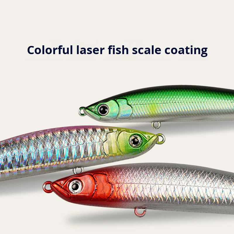 Long-distance Casting Sinking Pencil Snake Lure Stainless Steel Bead Center Gravity Transfer Freshwater Sea Fishing Tackle Bait – Fishing Lure – view 4