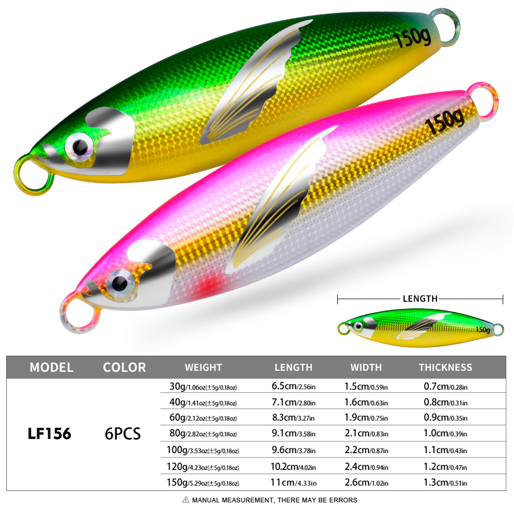 Deep Sea Iron Plate Lead Fish Long-Distance Sinking Live Bait Metal Bait Slow Shake Imitation Fake Bait Fishing Gear Wholesale – Fishing Lure – view 2