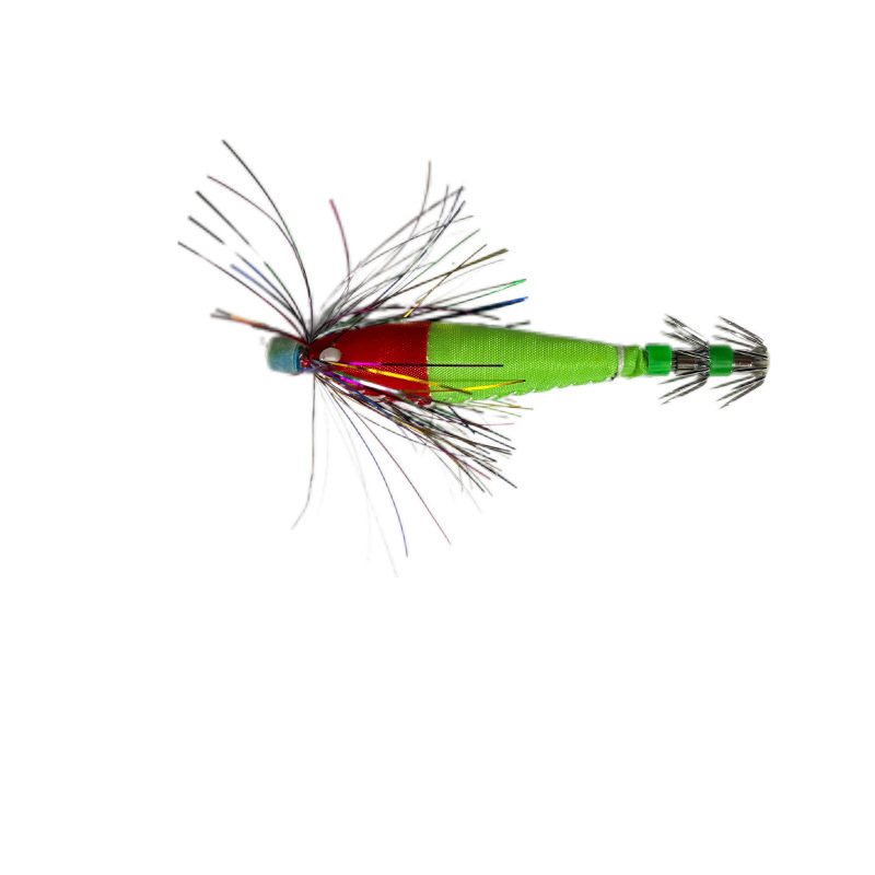 Source Factory New Version Colorful Metal Mustache Luminous Strong Bionic Hard Bait Live Bait Shrimp Cloth Roll Squid Hook – Fishing Lure – view 1
