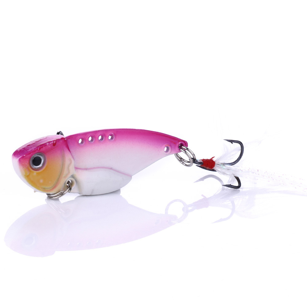Zinc Alloy Electroplated Vib Lure Live Bait with Hooks 11g for Pike & Mackerel Sea Fishing Long Casting – Fishing Lure – view 3
