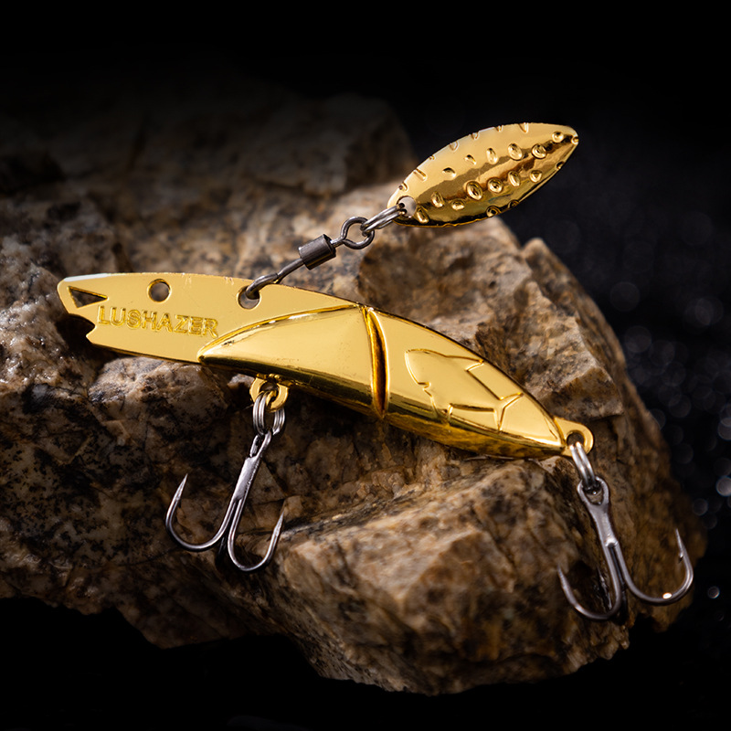 Cheery Metal Sinking Spinner Spoon Hard Bait 7g 10g 15g 20g VIB Fishing Lure Isca Artificial Bass Pike Bait – Metal Lure – view 2