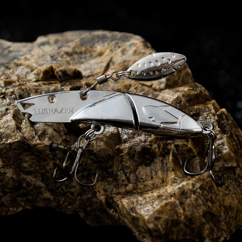 Cheery Metal Sinking Spinner Spoon Hard Bait 7g 10g 15g 20g VIB Fishing Lure Isca Artificial Bass Pike Bait – Metal Lure – view 3