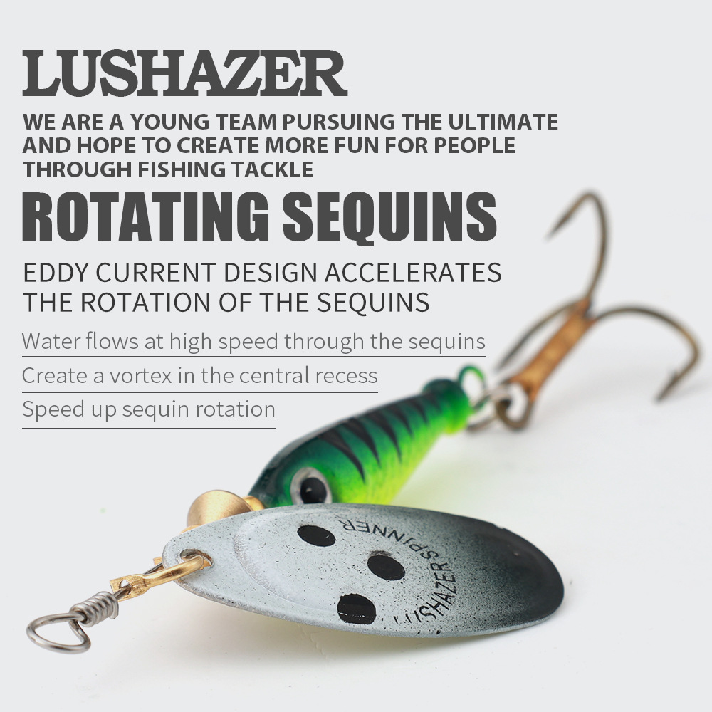 CHEERY 11g 15g 18g Spinner Fishing Lure Saltwater Fish Targeted Artificial Spoon Hard Baits Metal Wobblers Spinnerbait Tackle – Metal Lure – view 2