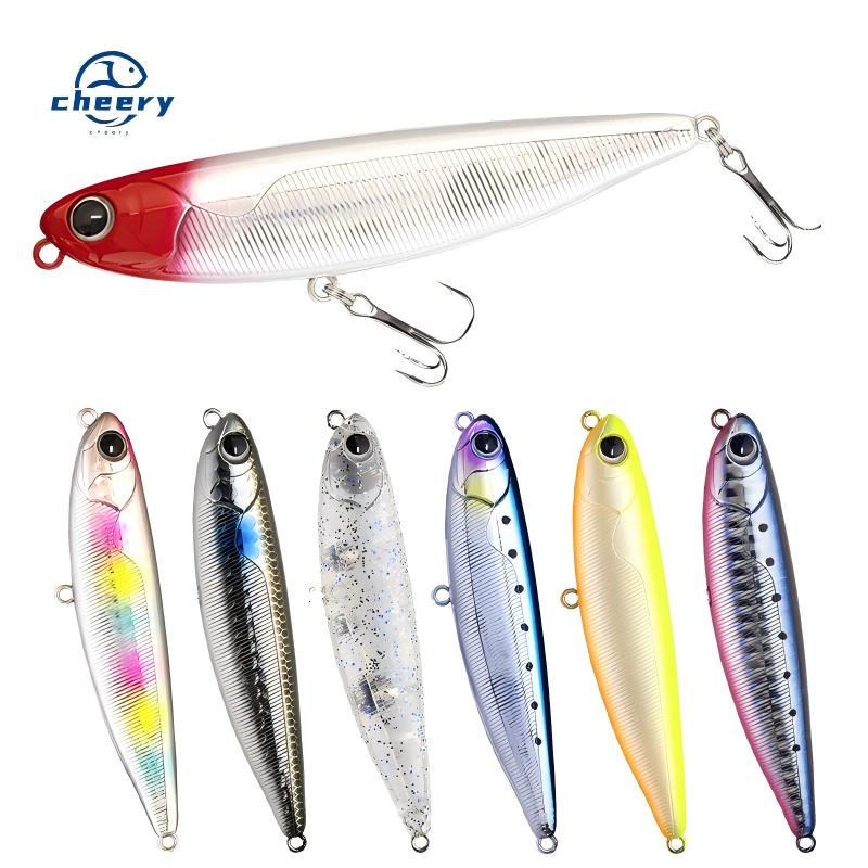 Cheery 12g 85mm Stainless Steel Live Bait for Sea Bass & Shark-Floating Printed Hard Bait for Float & Sea Fishing – Fishing Lure – view 1