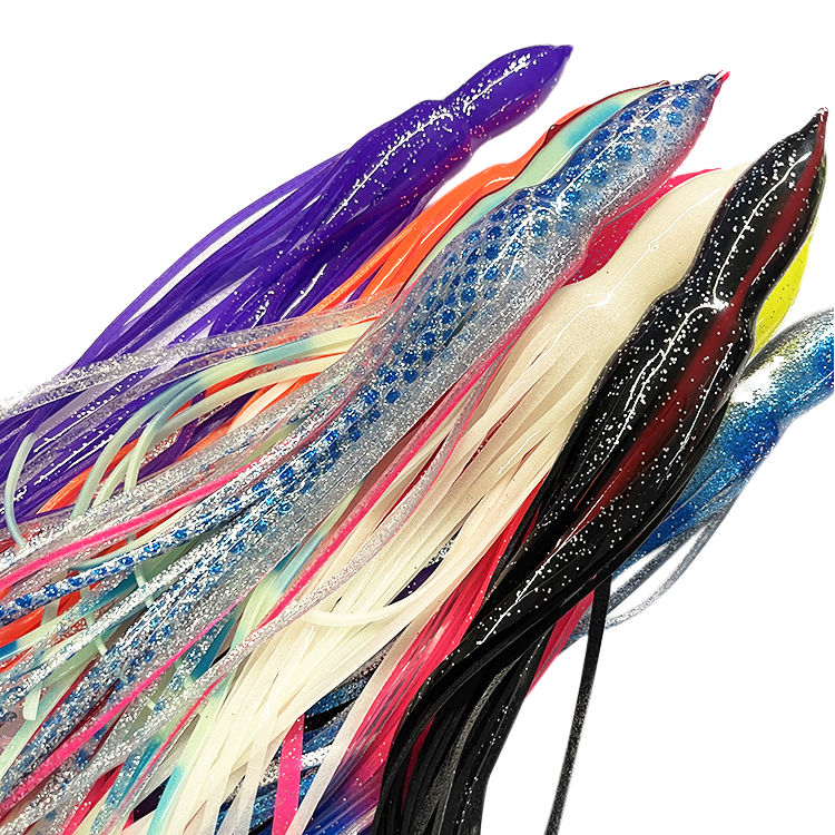 Saltwater Trolling Artificial Soft Bait Fishing Lure Resin Silicone Midwater Bait for Bass Pike Cod Carp Perch Mackerel Skirts – Octopus Skirt – view 1