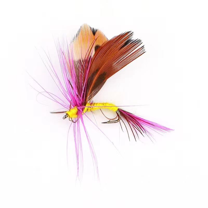 Hot Selling 20mm 6g Bionic Top Water Wobblers Floating Butterfly Shaped Insect Flying Fish Lure for River and Lake Fishing – Soft Lure – view 4