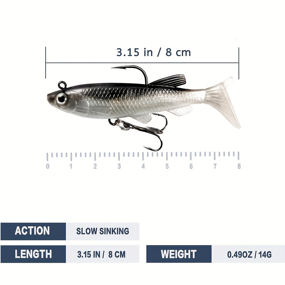 Minnow Lua Bait Silver Fish Knife Metal Sinking Water Long Casting Slow Sinking Sea Fishing Saltwater Fish Hooks Crappie Bass – Fishing Lure – view 2