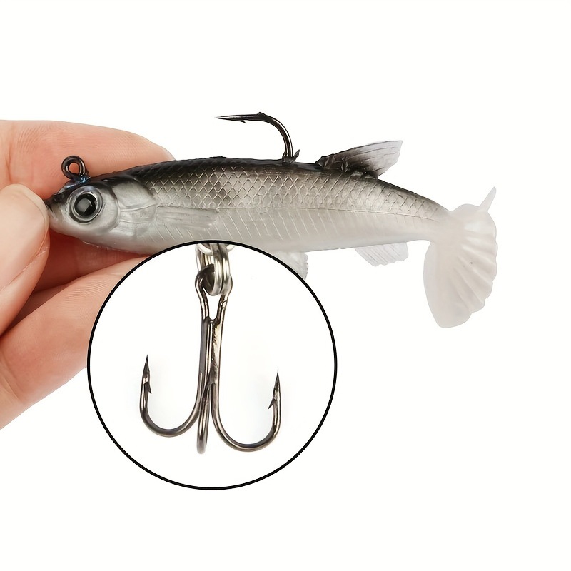 Minnow Lua Bait Silver Fish Knife Metal Sinking Water Long Casting Slow Sinking Sea Fishing Saltwater Fish Hooks Crappie Bass – Fishing Lure – view 3