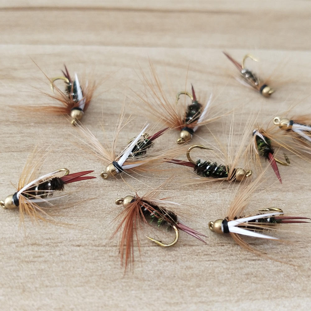 Psycho Purple Prince Nymph Beadhead Fly for Czech Euro Nymphing Trout and Grayling Fishing in Rivers and Lakes – Soft Lure – view 5
