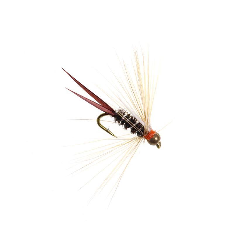 Psycho Purple Prince Nymph Beadhead Fly for Czech Euro Nymphing Trout and Grayling Fishing in Rivers and Lakes – Soft Lure – view 1