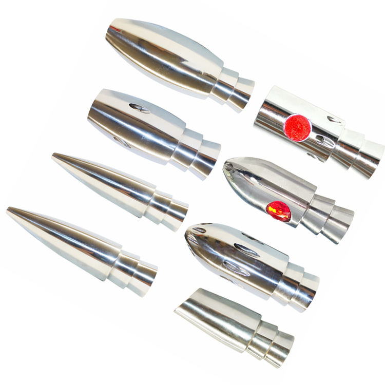 CHEERY High Quality SSLN01 Octopus Squid Skirt Stainless Steel Head Trolling Lure Saltwater Marlin Tuna Big Game Fishing Lures – Metal Lure – view 5