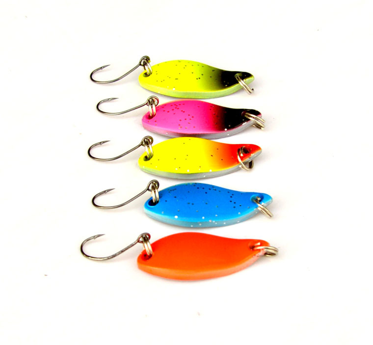 CHEERY SP214 3cm 2.6g Metal Spinner Baits Spoon Fishing Lures with Single Hook for Ocean Boat & Fly Fishing – Fishhook – view 4
