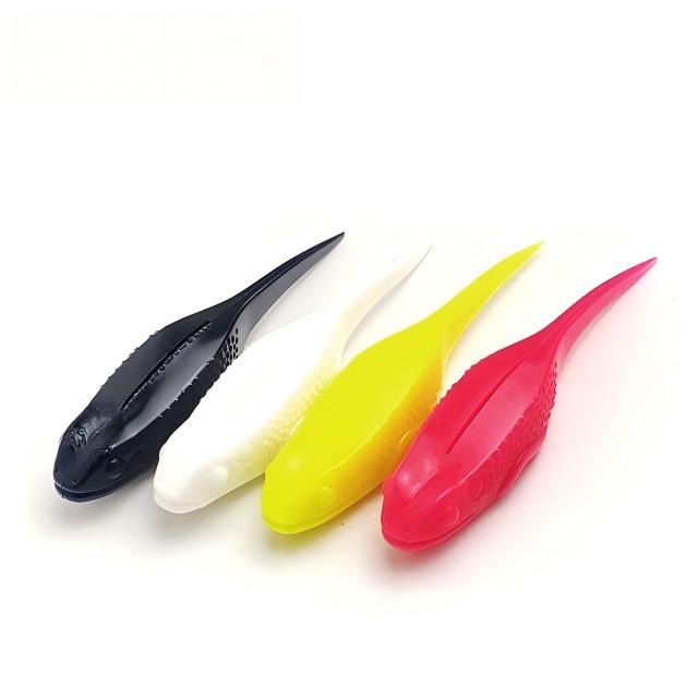 CHEERY Fishing Bait Floating Lure Tadpole Soft Bait Set Bass Trout Lure Crank Hook for Beach River Lake Fishing – Worms & Grubs – view 5