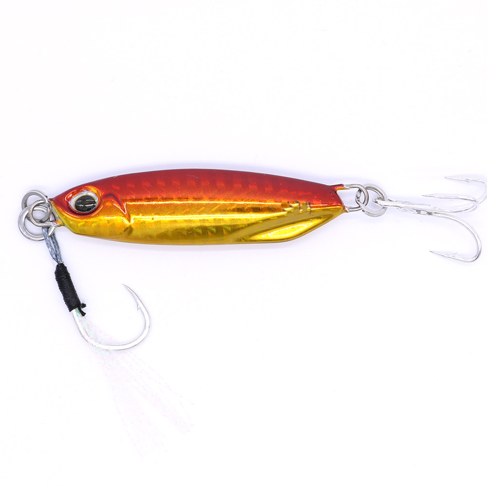AOCLU Slow Metal Cast Jig Spoon 20g Casting Jigging Lead Fish Sea Bass Fishing Lure Artificial Bait Tackle for Saltwater Jigging – Metal Lure – view 4