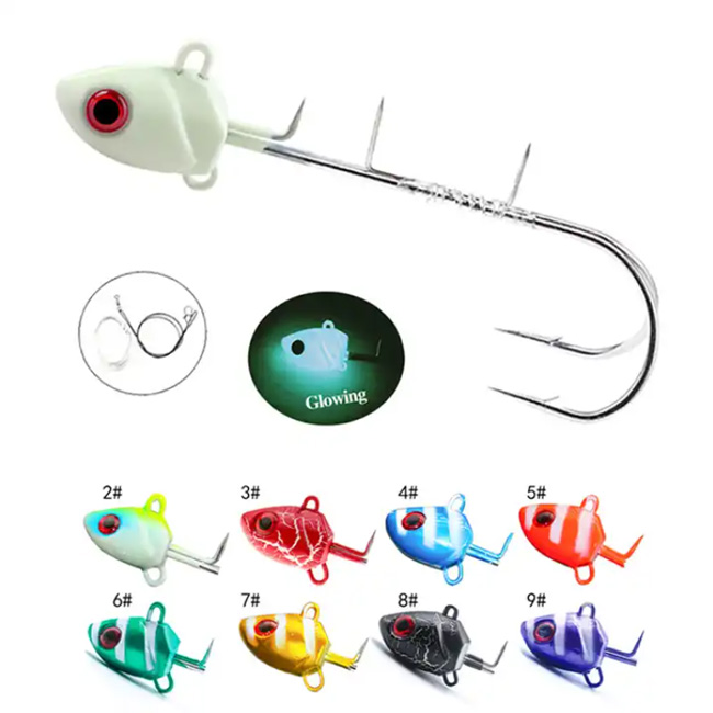 Luminous 0.5g -10g Double Hook TenYA Saury Deep Sea Lead Jigs Metal Jigs – Fishhook – view 2