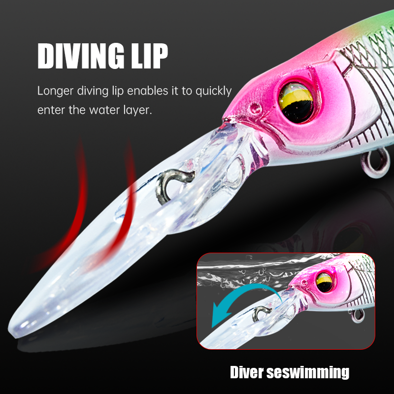 High Quality 60mm 4.2g Hard Bionic ABS Topwater Floating Minnow Lure for Freshwater Fish Trout Pike Bass-Printed Condition – Minnow – view 4
