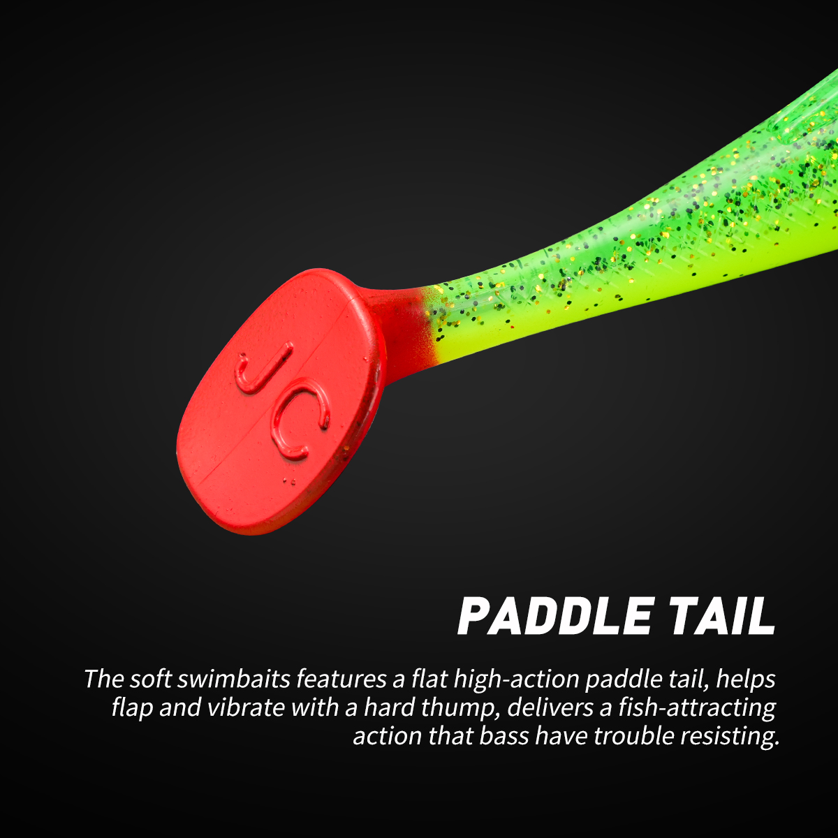 Cheery 12cm 13.4g 5pcs Paddle Tail Material Soft Bait Minnowz Wobblers Swimbait Fishing Lures Soft Lures Bait – Worms & Grubs – view 3