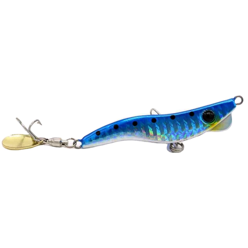 LureStorm Japan Metal Shrimp Jig Lure 13g 19g 28g 40g Metal Jig Spin Tail with Treble Hook and Spoon Saltwater Fishing Lure – Metal Lure – view 1