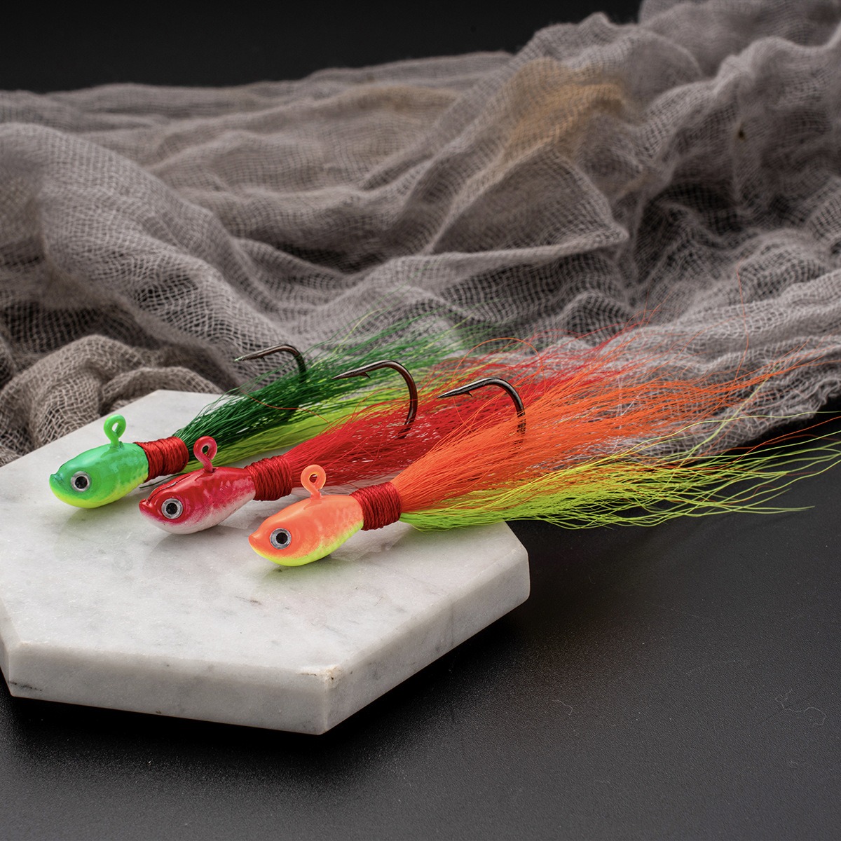 CHEERY 7g 10g 16g Deer Hair Metal Jig Head Hook Metal Jig Lure Sturdy Bait Fishing Jigging Lure – Metal Lure – view 5