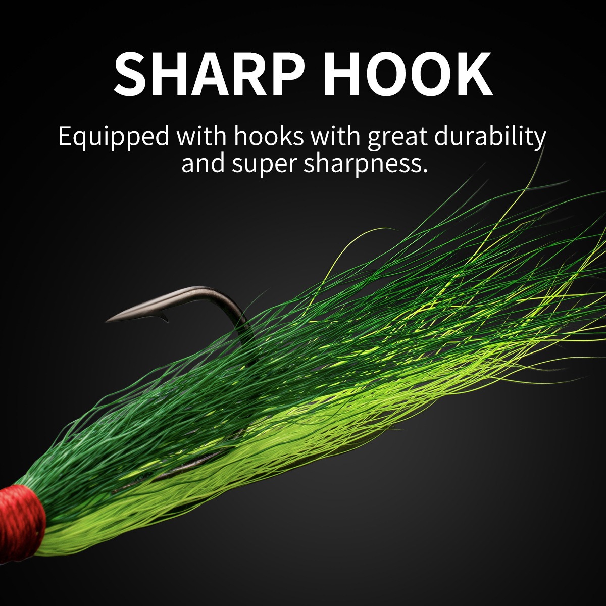 CHEERY 7g 10g 16g Deer Hair Metal Jig Head Hook Metal Jig Lure Sturdy Bait Fishing Jigging Lure – Metal Lure – view 4
